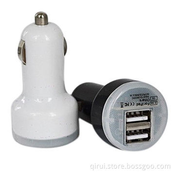 Dual USB Mobile Phone Car Charger, Accessory for iPhone